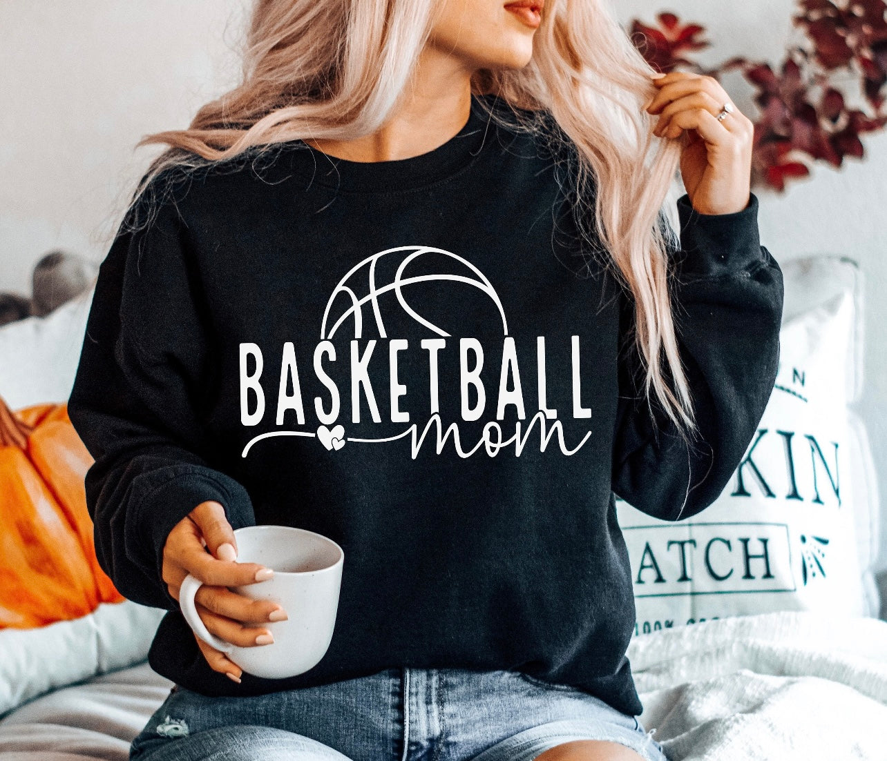 Basketball Mom w/ hearts | Basketball | Sports