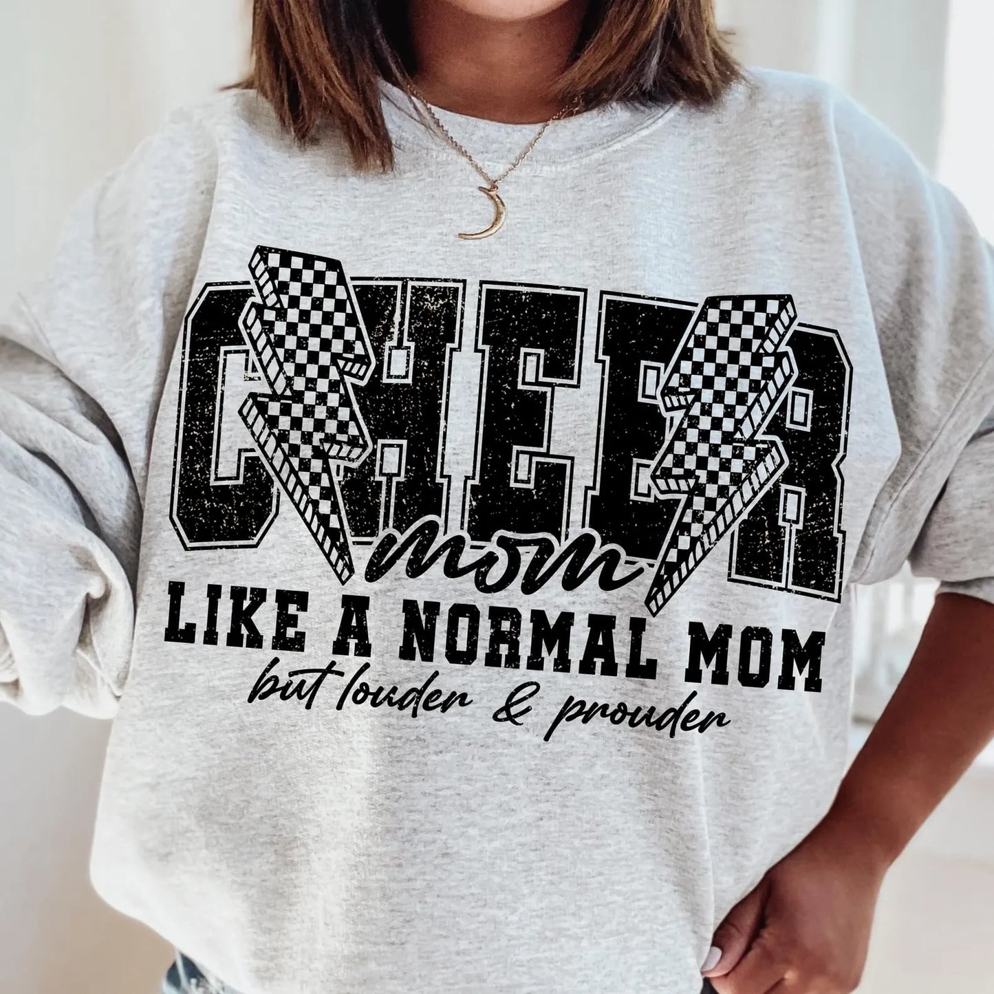 Cheer Mom-louder & prouder-lightnigh bolts  | Dance/Cheer | Sports