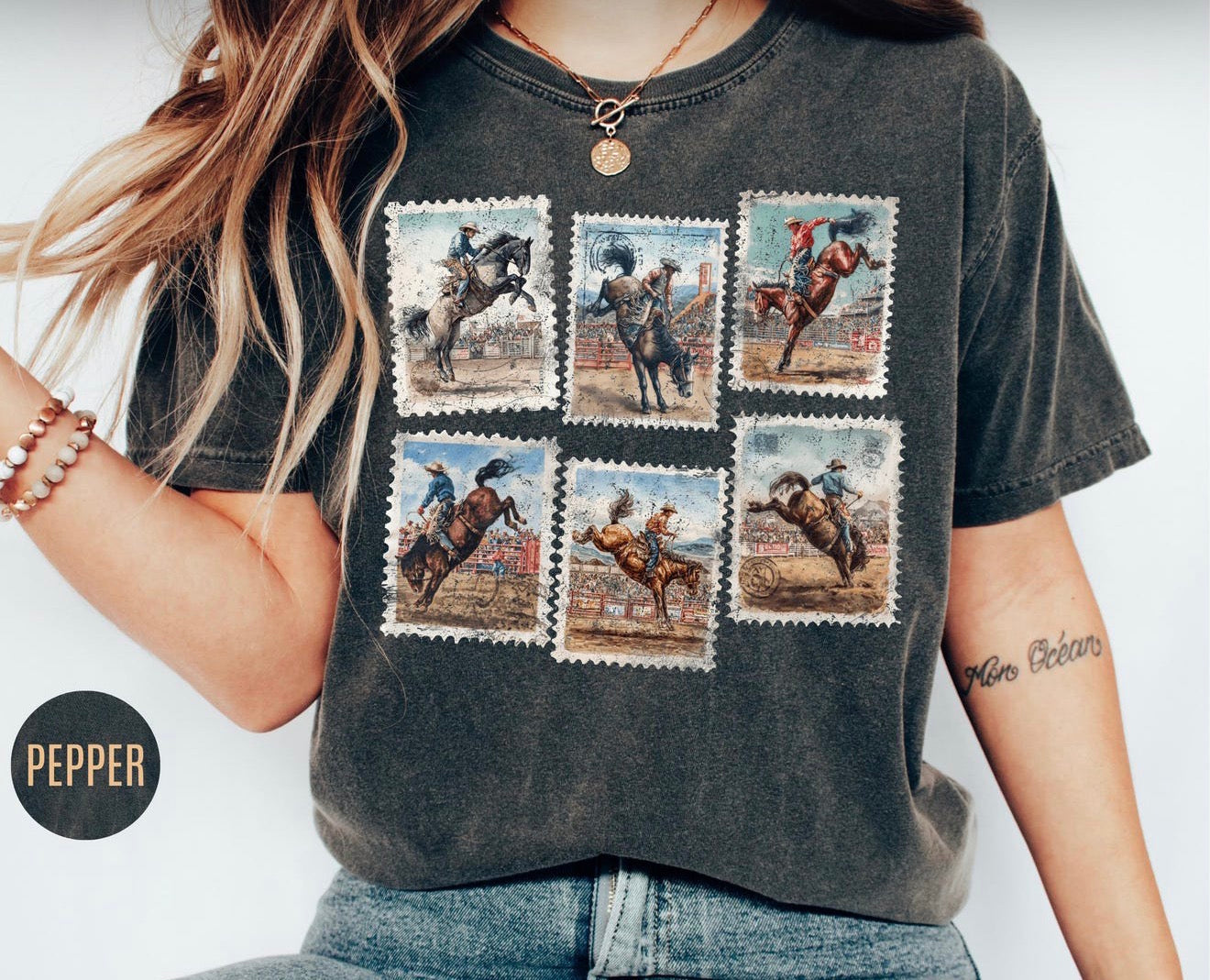 Western Rodeo Stamp | Farm/Country | Western/ Farm /Country