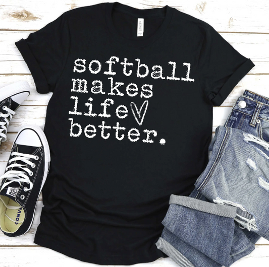 Softball Makes Life Better | Baseball/Softball | Sports