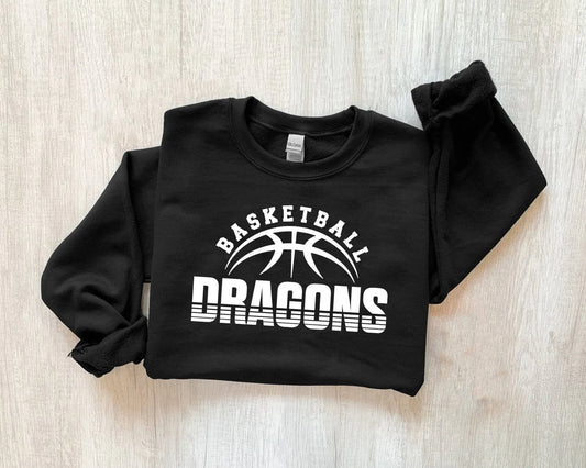 Dragons w/ lines | Basketball | Sports