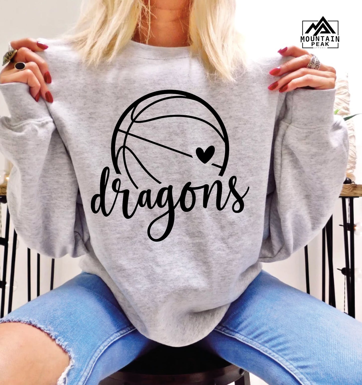 Dragons ball w/ heart | Basketball | Sports