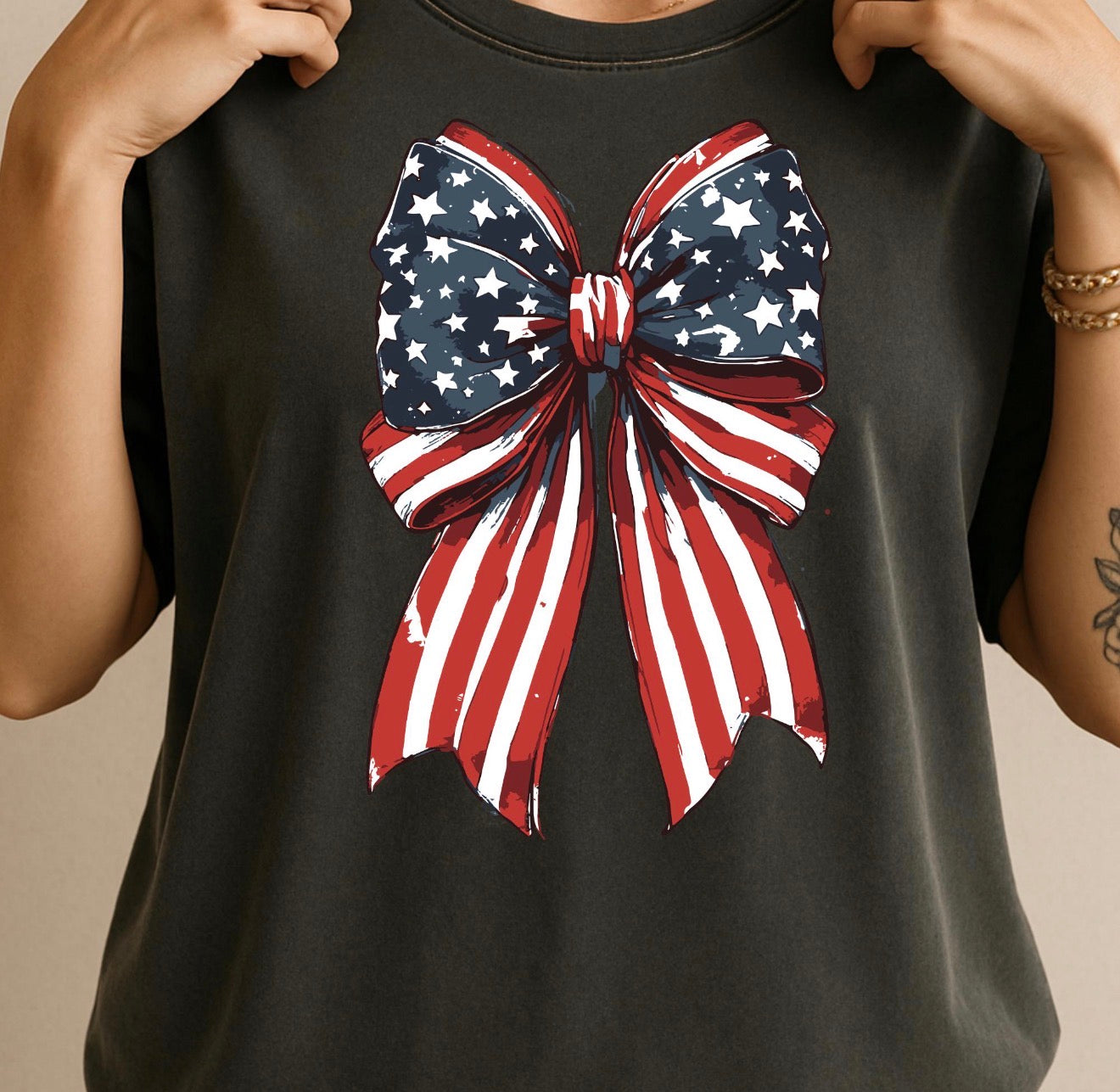 Flag Bow | 4th of July | Holidays