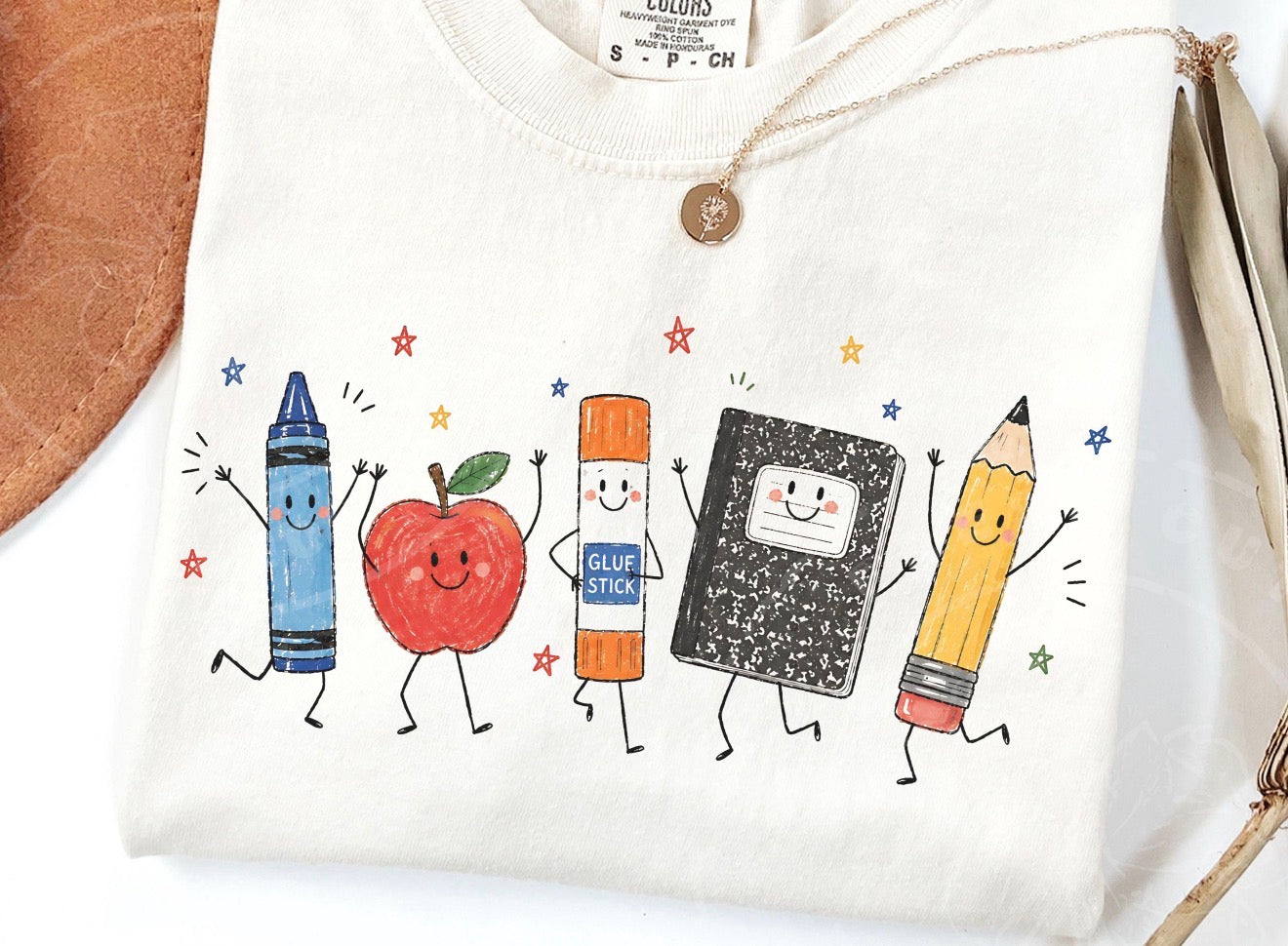 Crayon Apple Glue Notebook Pencil | Teachers | School