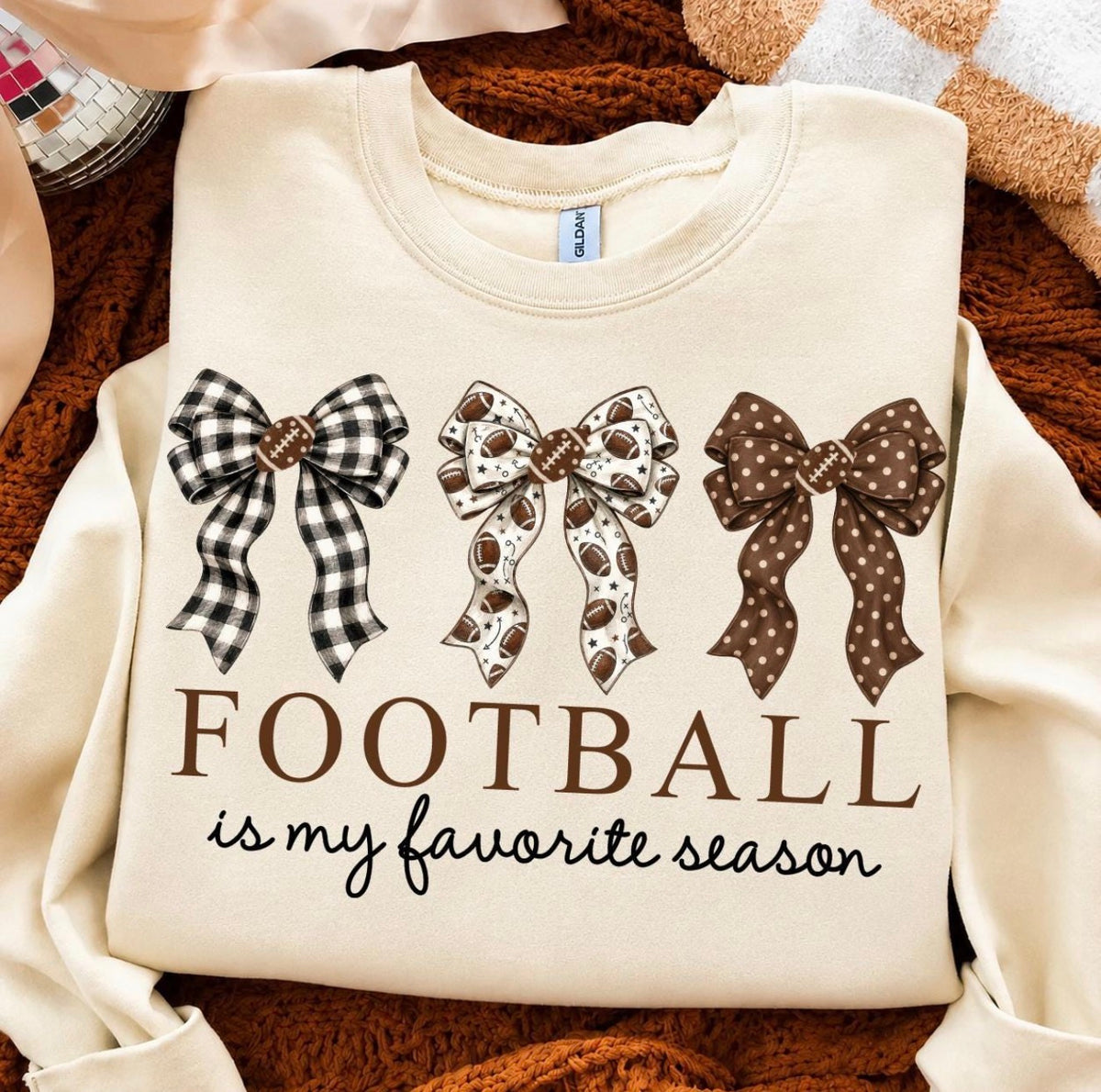 Football is my Favorite Season-Bows  | Football | Sports