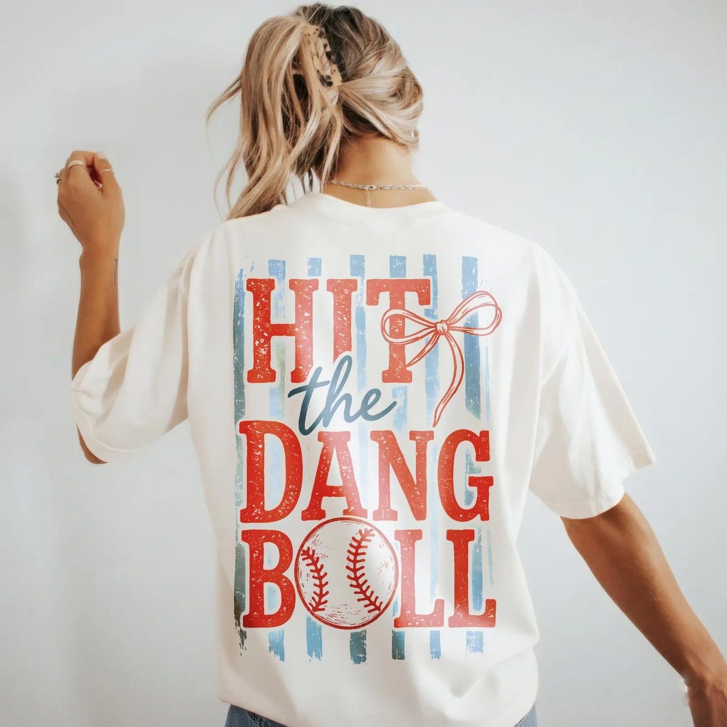 Hit The Dang Ball-Back Design  | Baseball/Softball | Sports