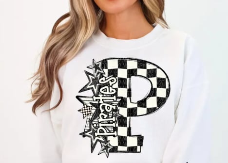 Pirates-Checkered Big P