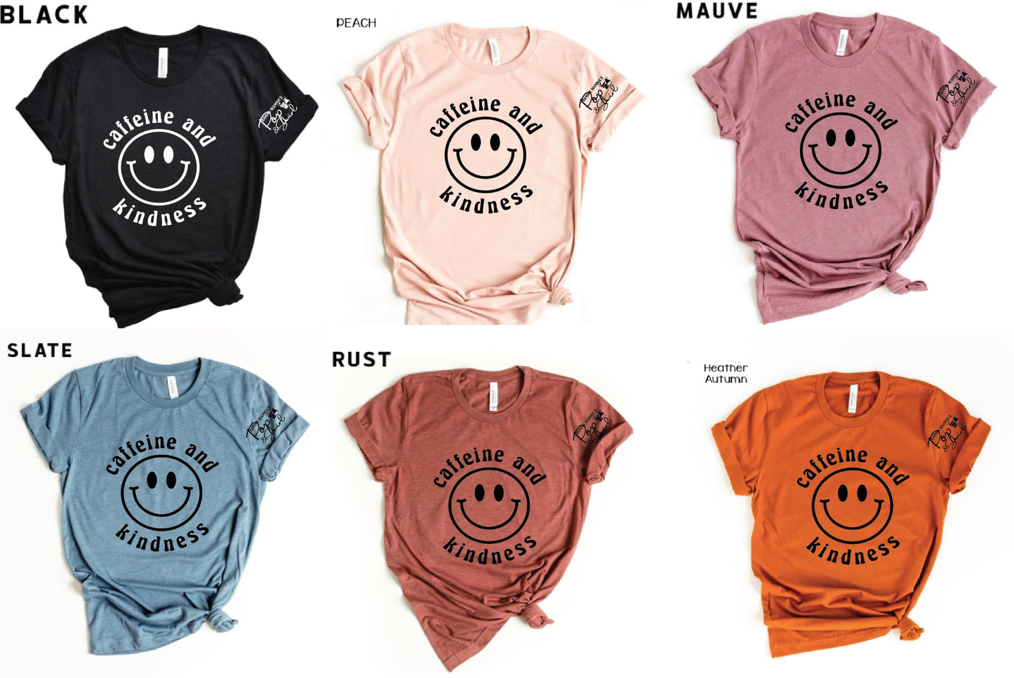 Caffeine and Kindness Smiley Face | Bamma Wamma’s Pop | And Everything in Between