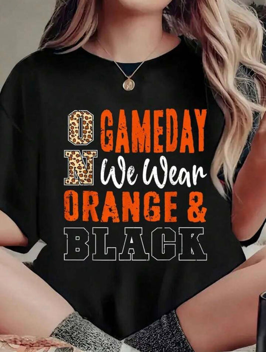 On Game Day We Wear Orange & Black | Malad | School