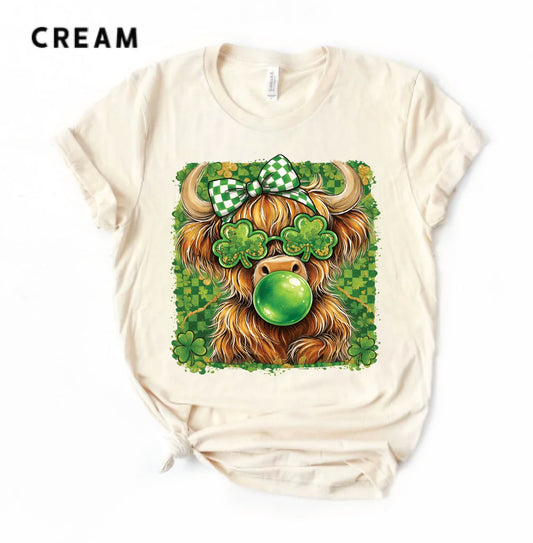 Highland Cow-St. Patrick’s   | St. Patrick’s Day | Holiday