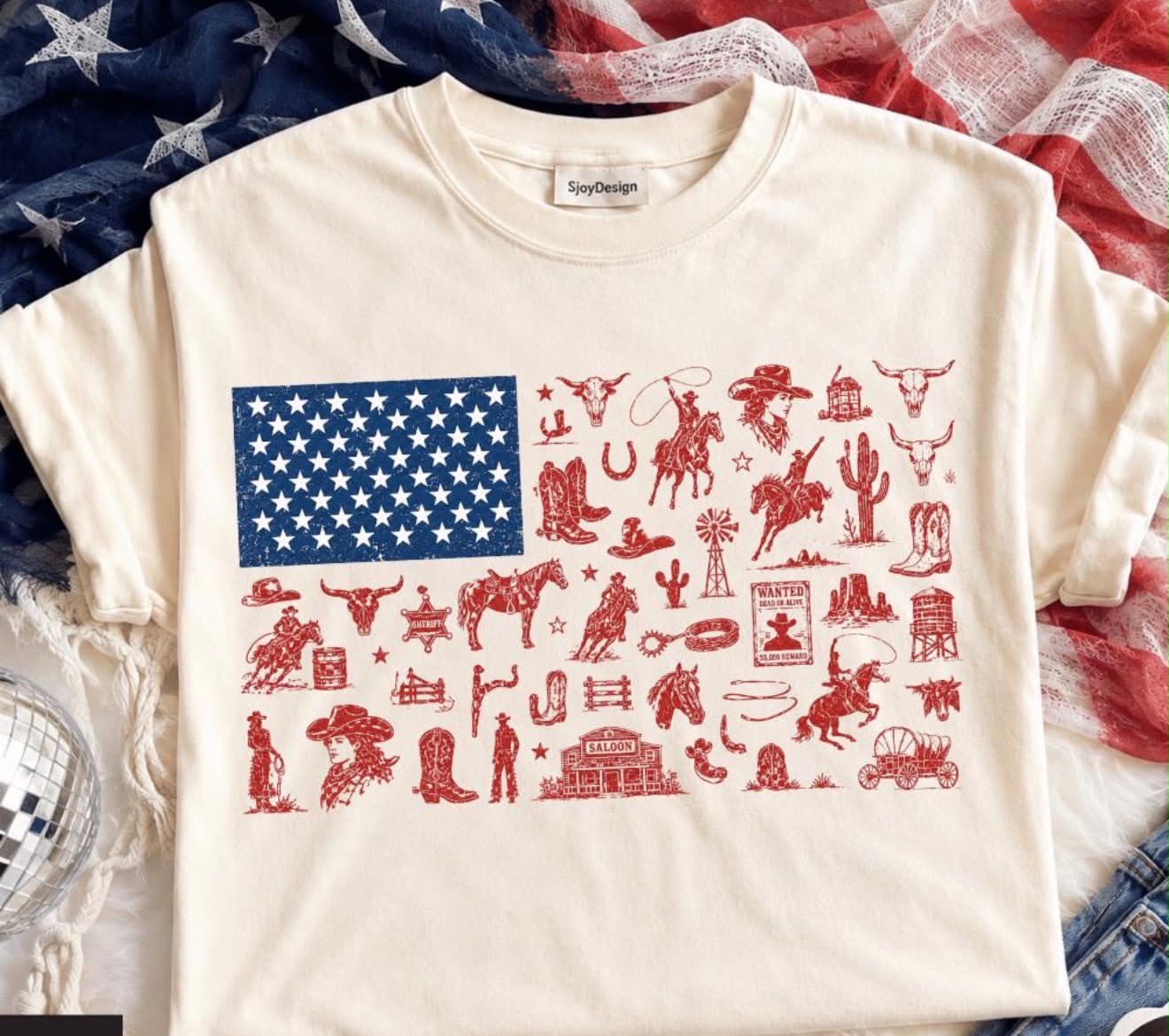 Western Flag | 4th of July | Holidays