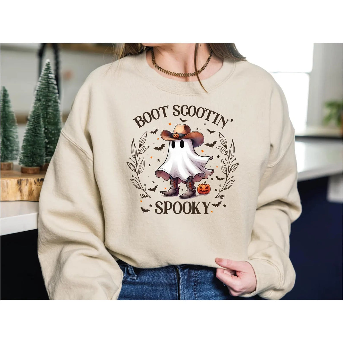 Boot Scootin Spooky Ghost | Halloween | Holiday