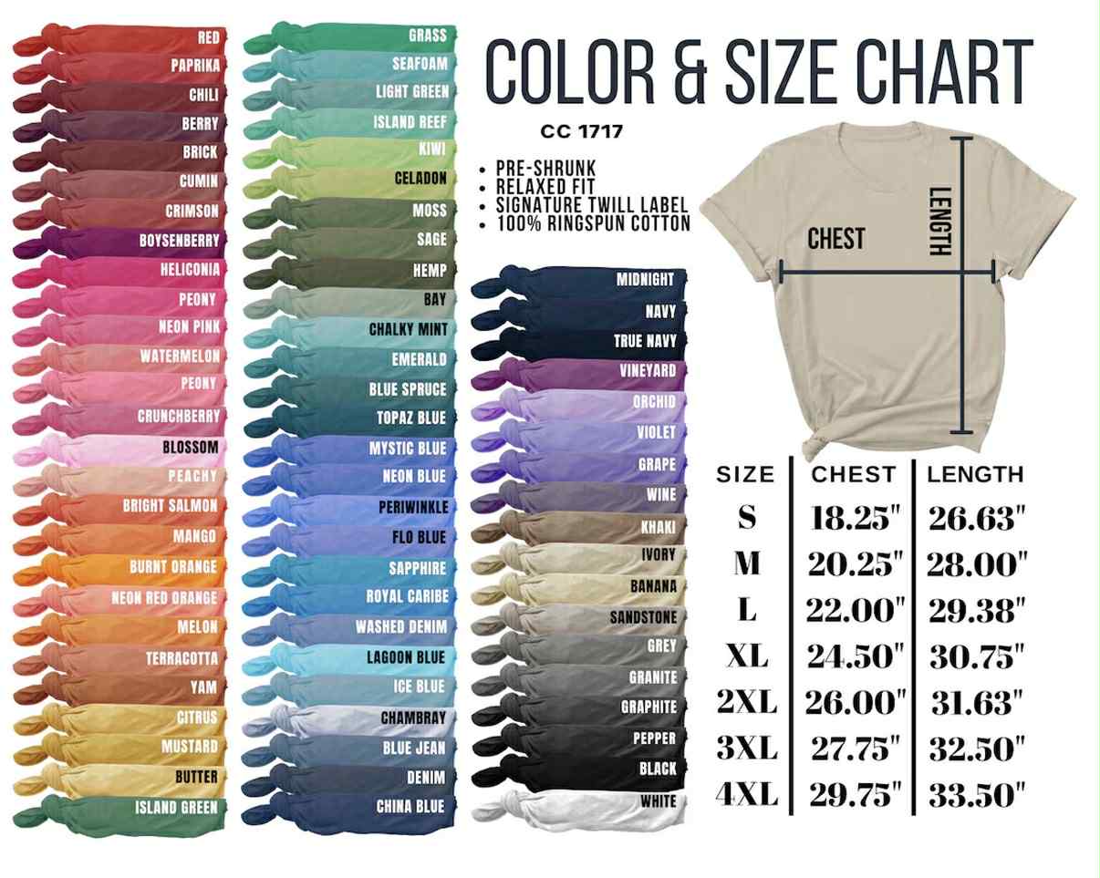 Comfort Colors Garment Dyed Heavyweight Unisex T-Shirt | Blank Apparel