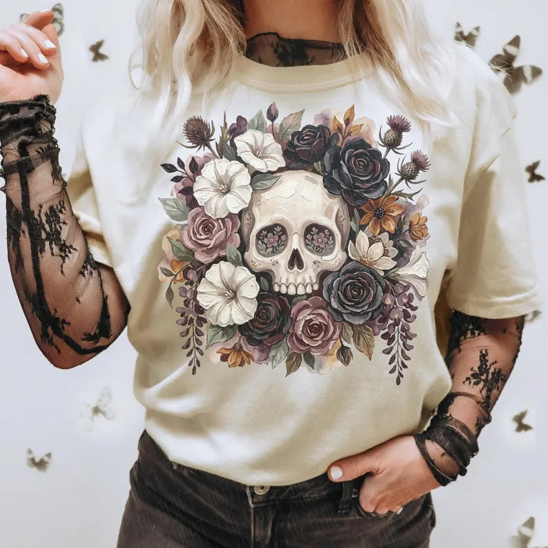 Skeleton Flowers | Halloween | Holiday
