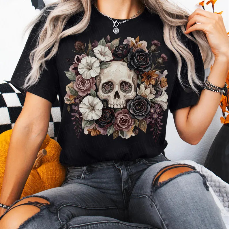 Skeleton Flowers | Halloween | Holiday