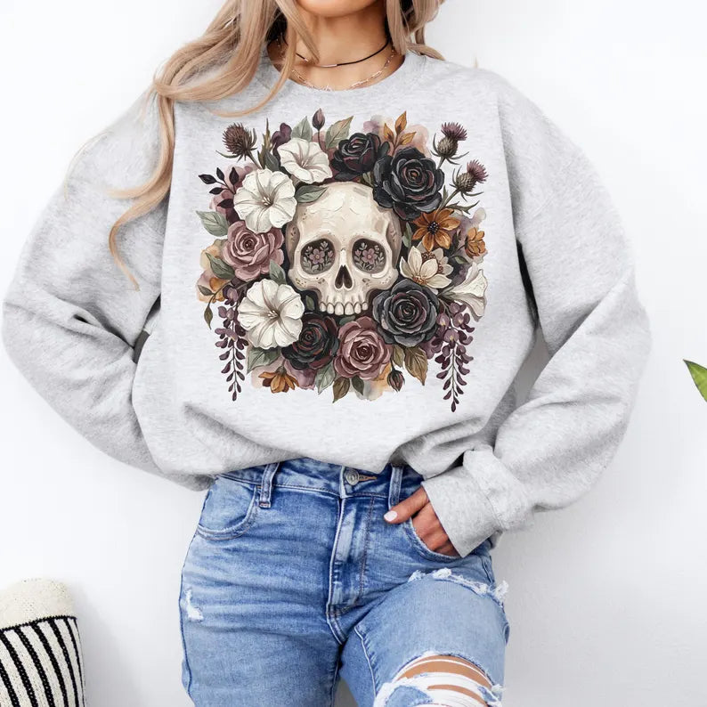 Skeleton Flowers | Halloween | Holiday