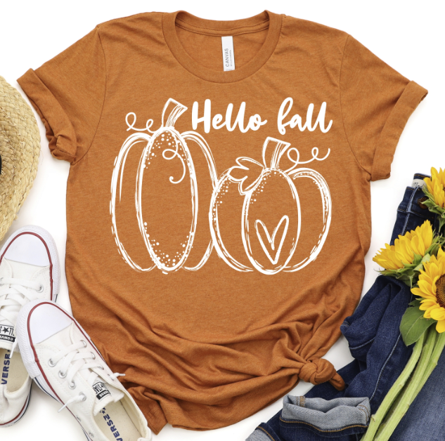 Hello Fall | x2 Pumpkins
