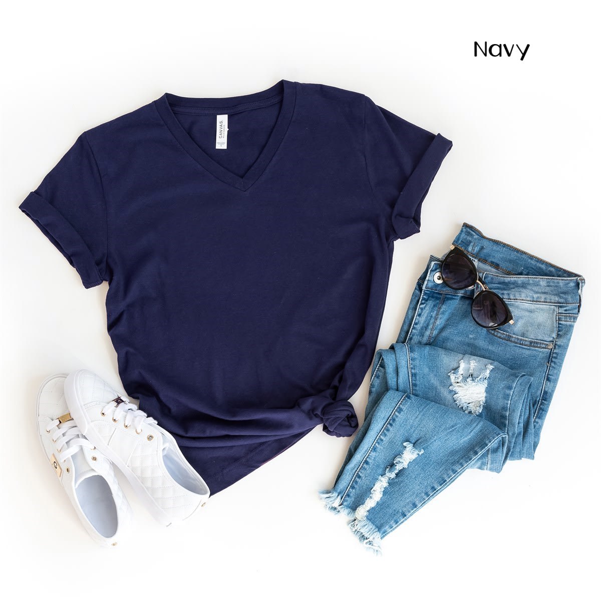 Basic V-Neck Tees