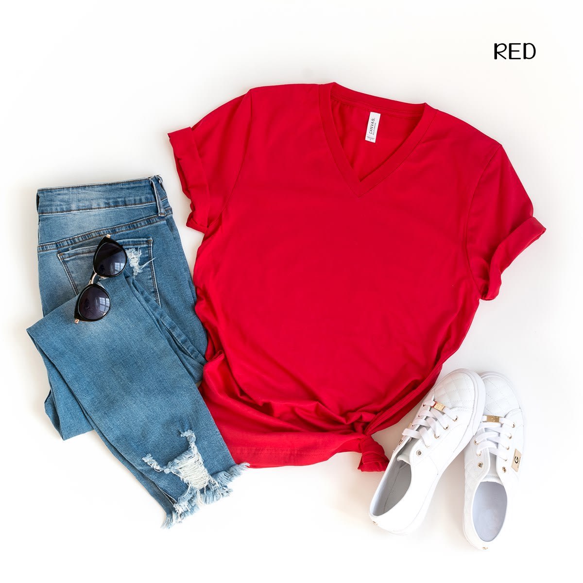 Basic V-Neck Tees