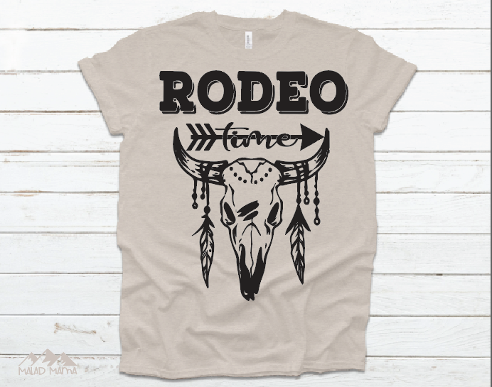 Rodeo Time | cow skull