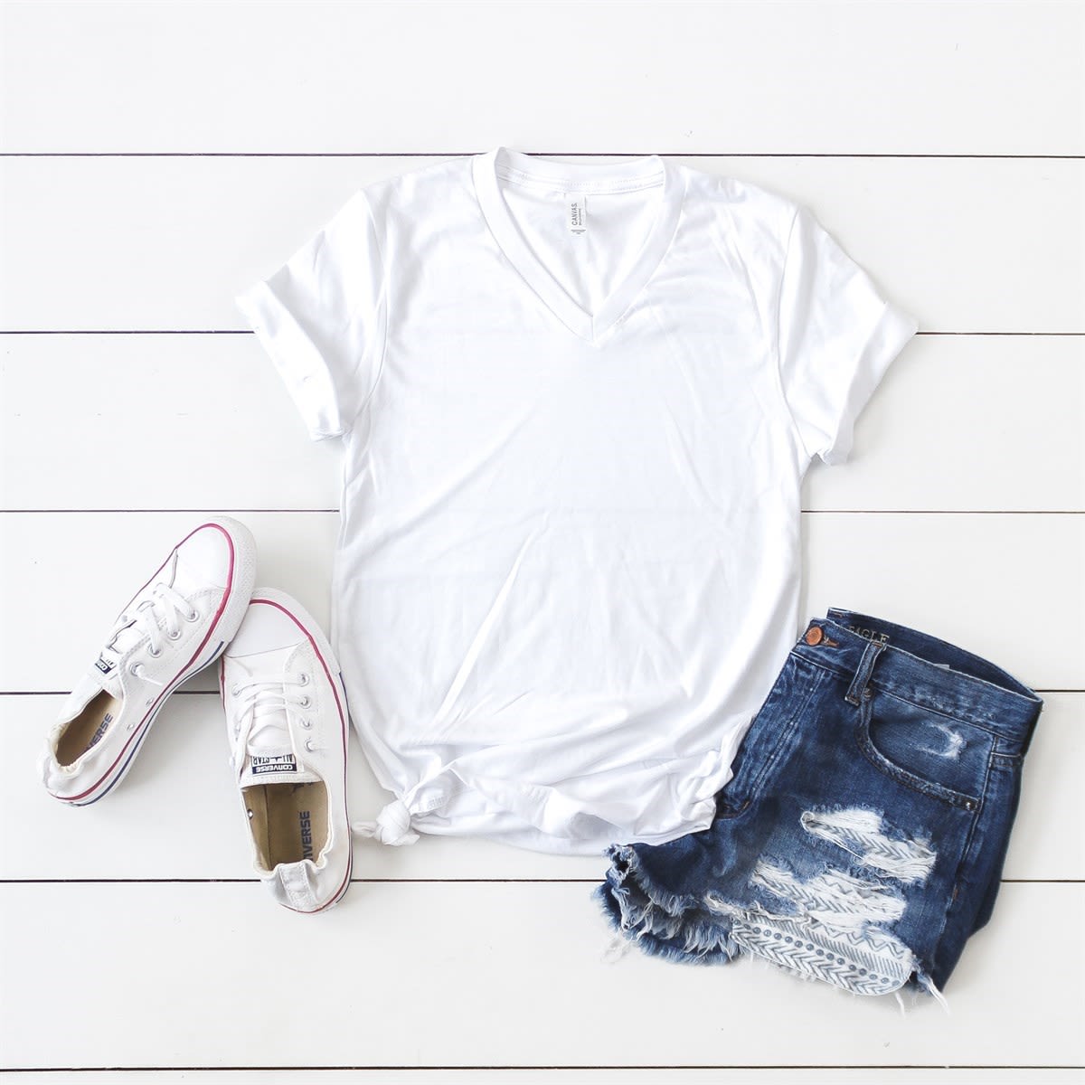 Basic V-Neck Tees