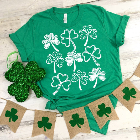 MULTI CLOVER| ST PATTYS | GREEN DAY